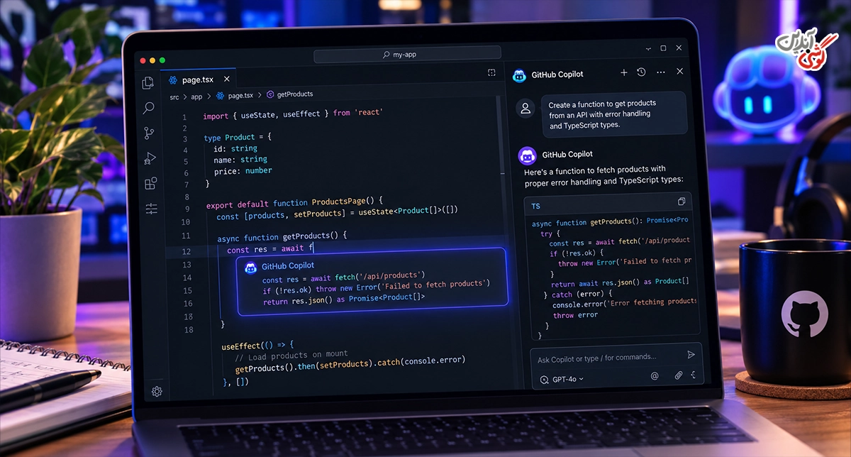 آموزش استفاده از GitHub Copilot