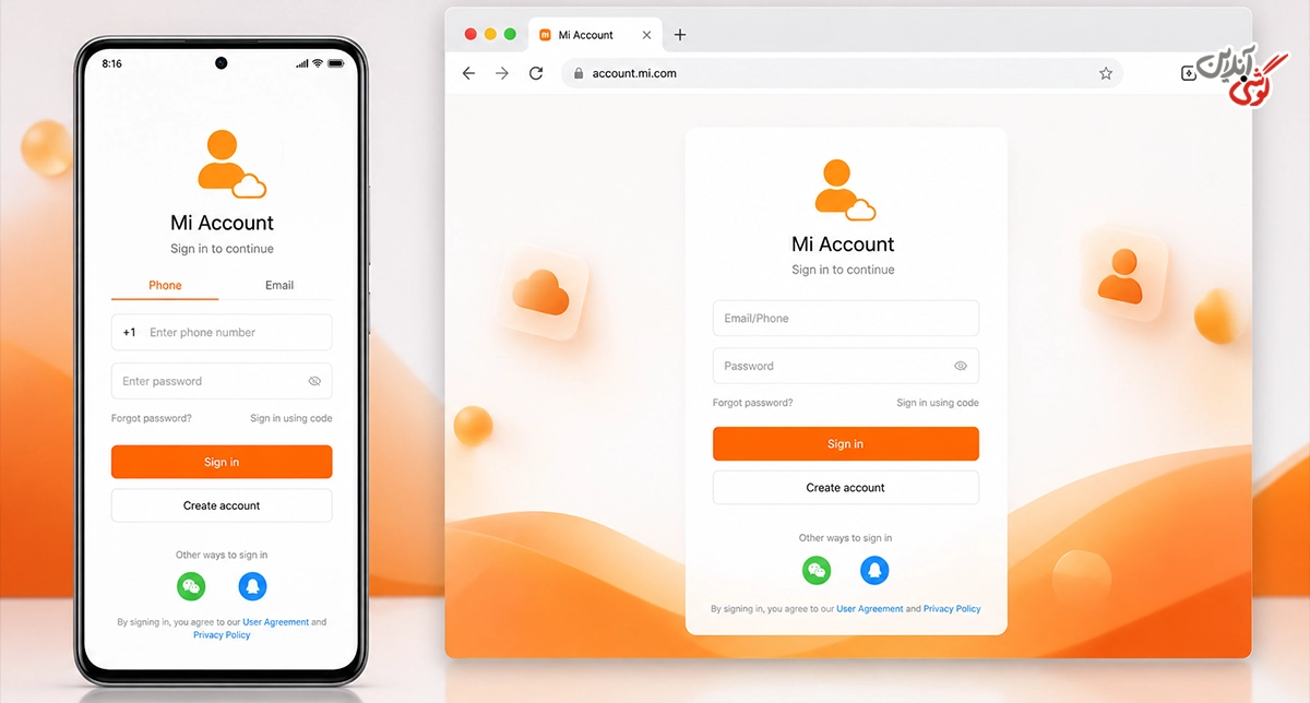باز کردن گوشی شیائومی با Mi Account