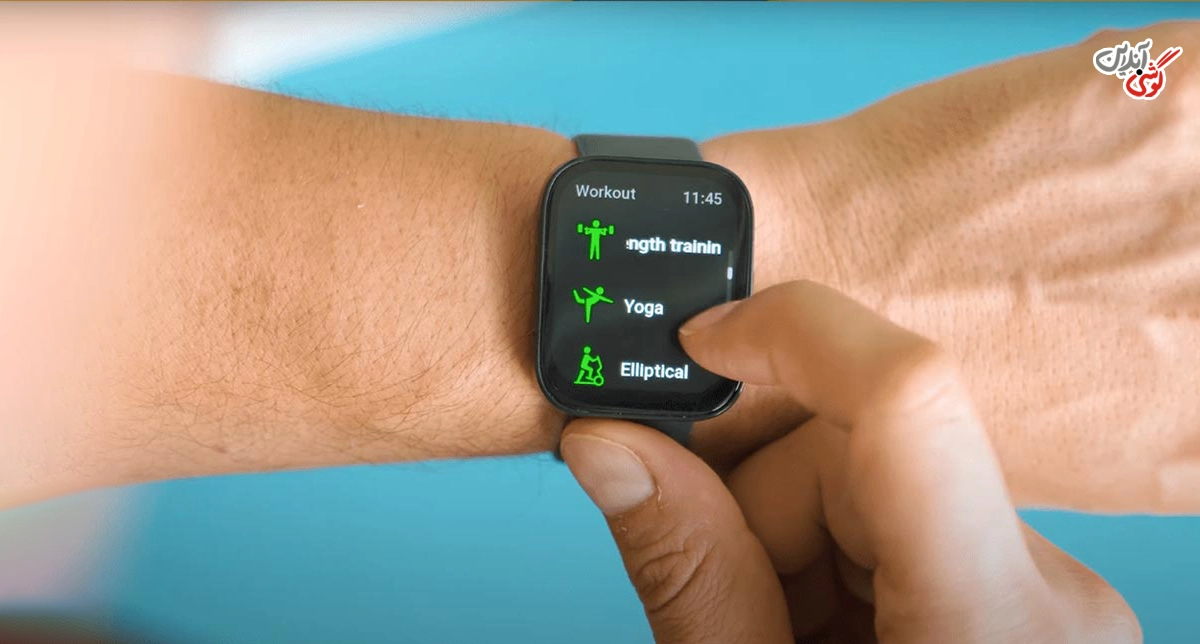نمایش فعالیتهای ورزشی در ساعت هوشمند Amazfit BIP 5