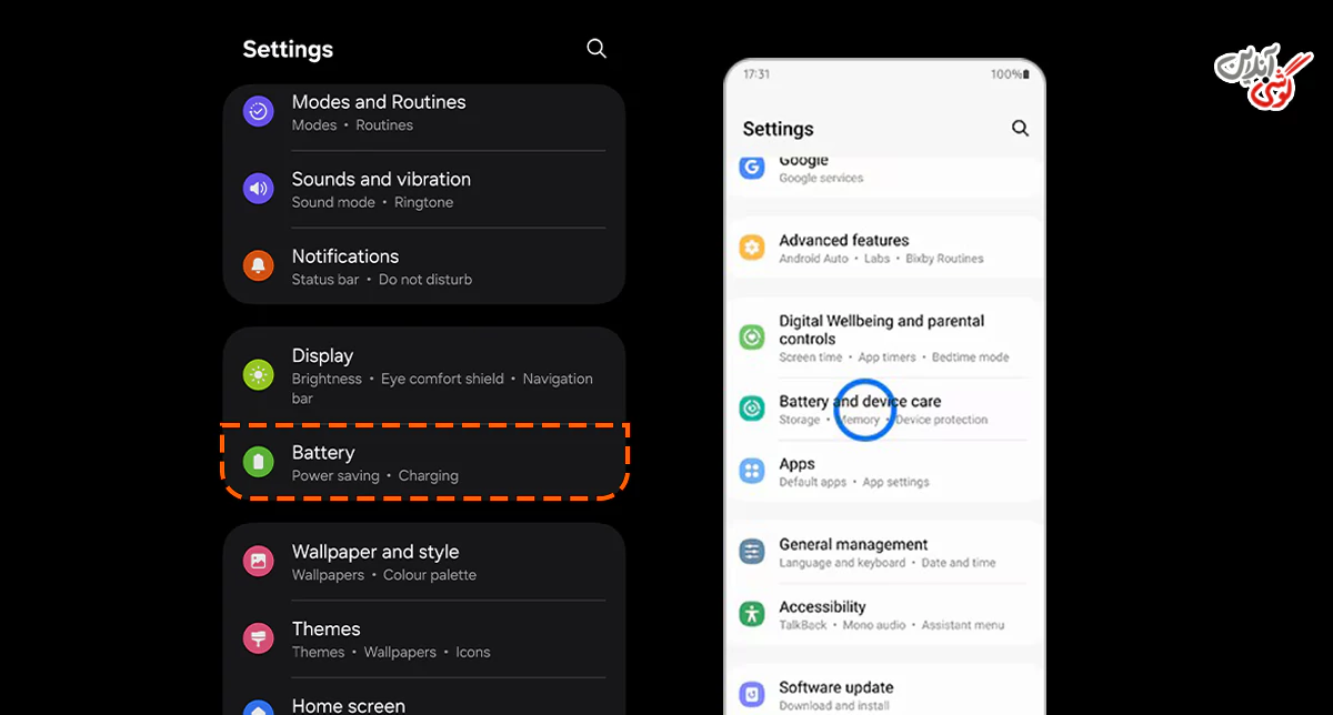 کد پاکسازی گوشی سامسونگ