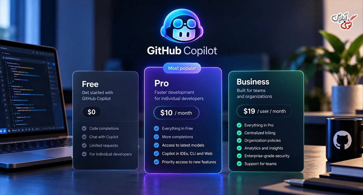 آیا GitHub Copilot رایگان است؟ بررسی قیمت و پلن‌ها