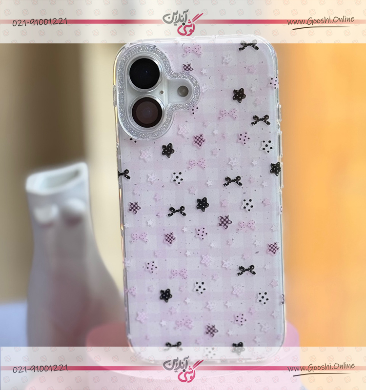 قاب Kawaii Pink Star (کدC2216)