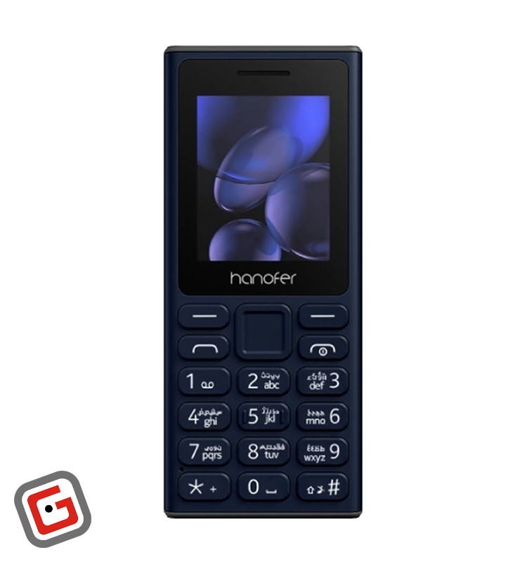 گوشی موبایل هانوفر مدل 105 (2024) دو سیم کارت ظرفیت 32 مگابایت و رم 32 مگابایت | ریجسترشده