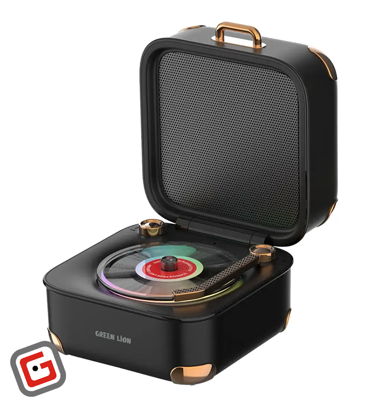 اسپیکر بلوتوثی قابل حمل گرین لاین مدل Gramo Vinyl