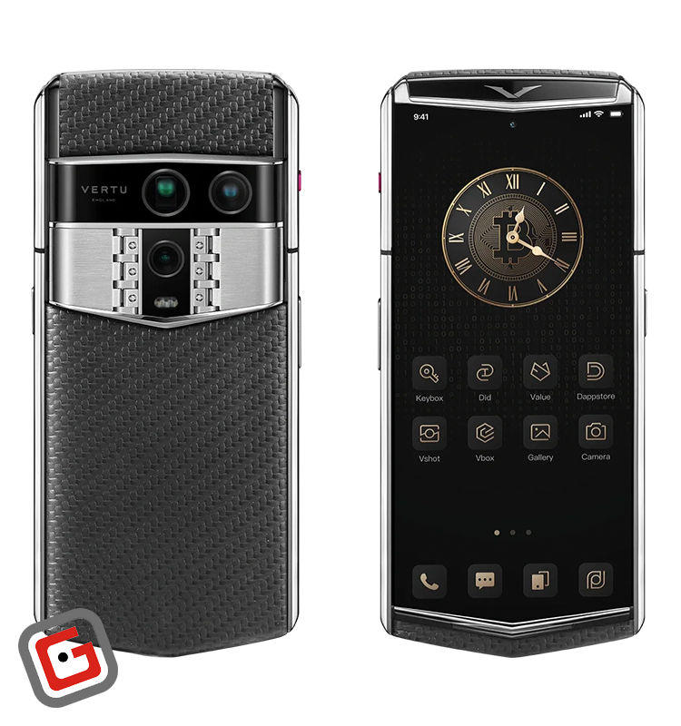 گوشی ورتو مدل Agent Q Carbon-Pattern Calfskin ظرفیت 1 ترابایت رم 16 گیگابایت