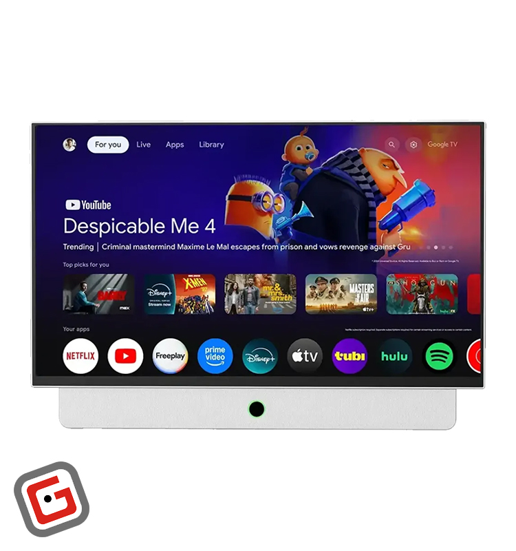 تلویزیون هوشمند قابل حمل پاورولوژی مدل PG27FWH سایز ۲۷ اینچ Full HD LCD