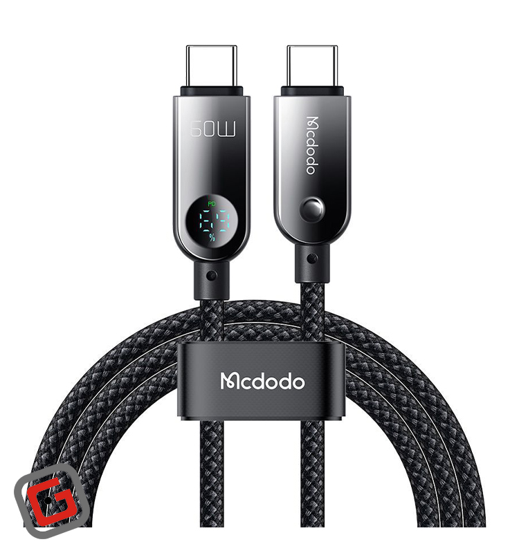 کابل شارژ USB-C به USB-C مک دودو مدل CA-4780 توان ۶۰ وات