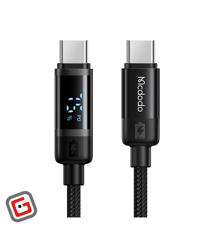 کابل شارژ USB-C به USB-C مک دودو مدل CA-5780 توان ۶۰ وات