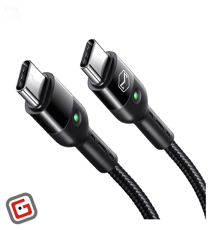 کابل شارژ فنری USB-C به USB-C مک دودو مدل CA-7860 توان 60 وات